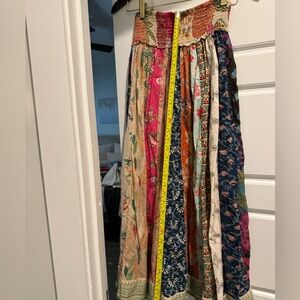 Long bohemian style skirt